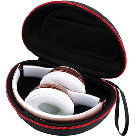 Comecase hard case for Beats Solo 4 foldable fit, protects against bumps during travel.