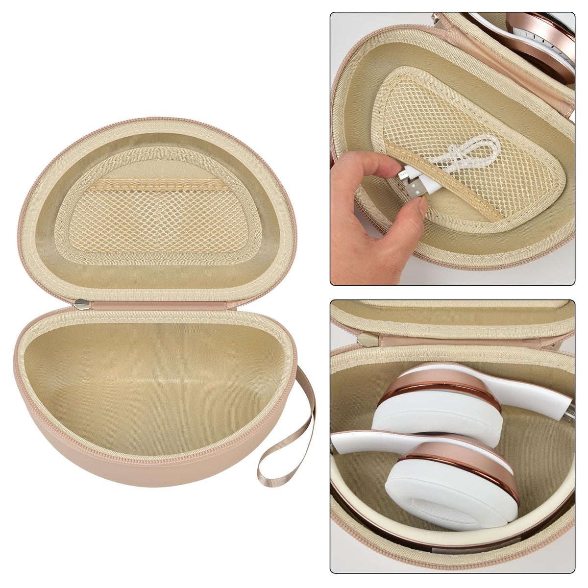Comecase hard headphone case for Beats Solo 2 protects from bumps and dust.