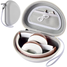 Comecase hard headphone case inside view protects Beats Solo 2–4 from bumps.