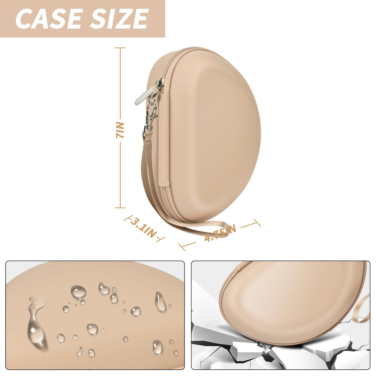 Comecase hard headphone case for Studio Pro guards headphones on the go.