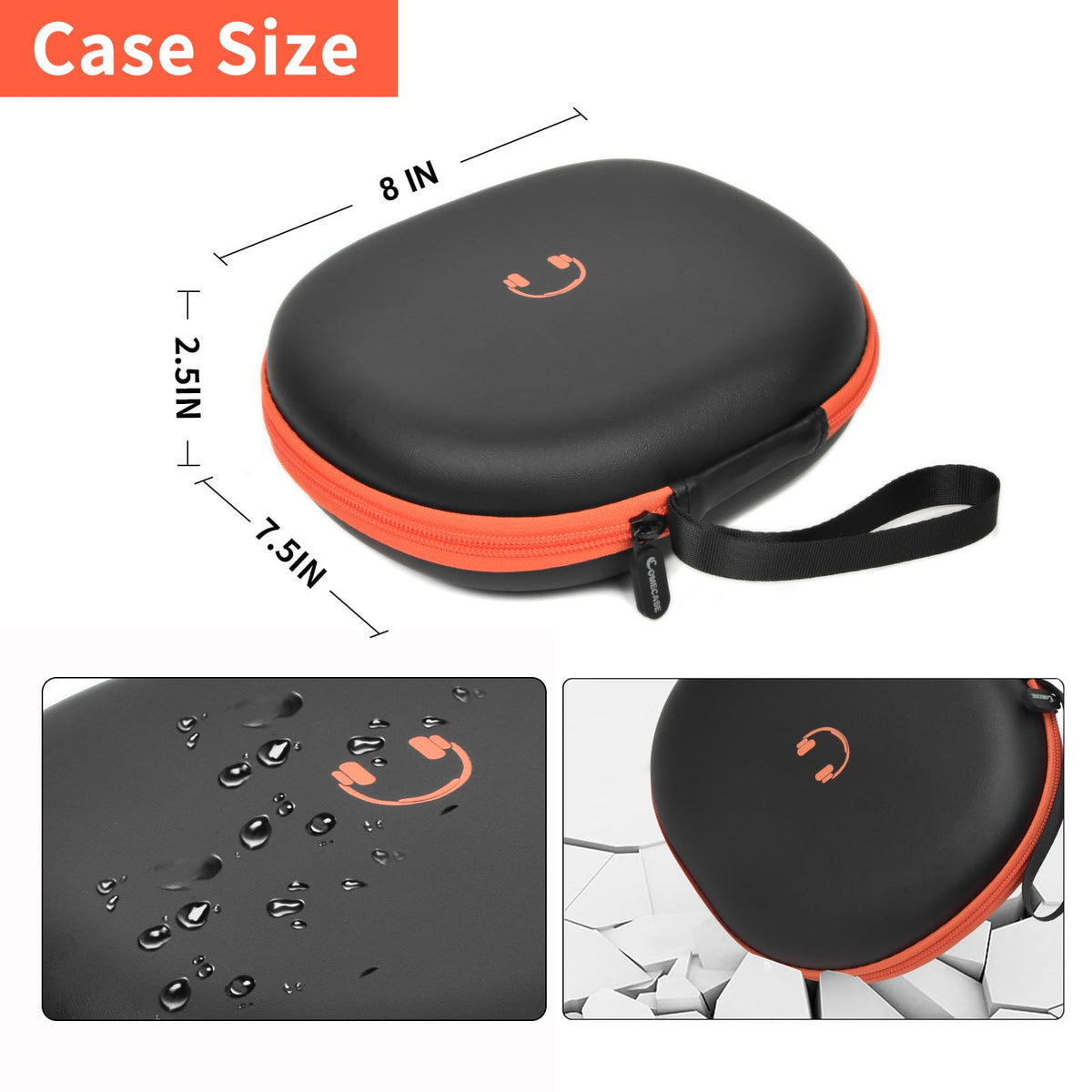 Comecase JBL 670NC case portable grab-handle enables easy on-the-go transport.