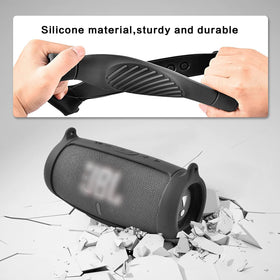 Comecase JBL Charge 5 carabiner attachment for easy backpack carry.