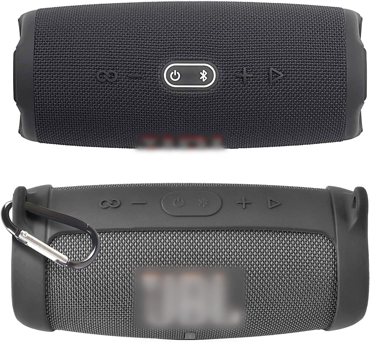 Comecase JBL Charge 5 case with strap keeps speaker secure during travel.
