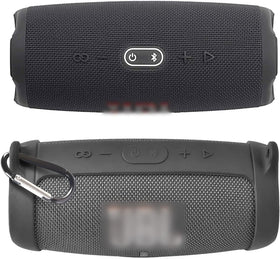 Comecase JBL Charge 5 case with strap keeps speaker secure during travel.