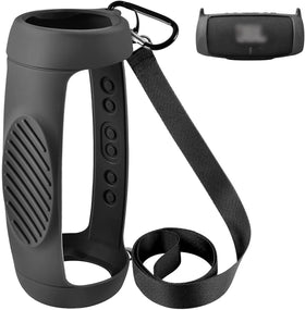 Comecase silicone case close-up for JBL Charge 5 protecting against scratches.