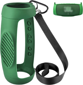Comecase silicone case front view showing snug fit and speaker protection
