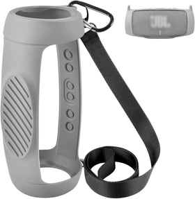 Comecase JBL Charge 5 silicone case front view with rugged grip.
