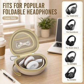 Comecase open interior with mesh pocket organizing cables and adapters securely