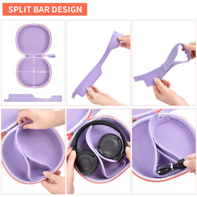 Comecase Tune 720BT purple case offers splash-resistant protection for humid commutes