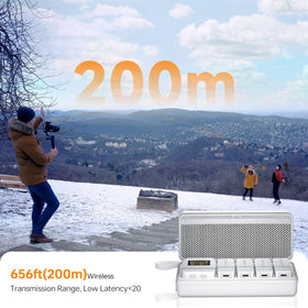 COMICA Vimo Q USB-C digital output supports camera or phone recording.
