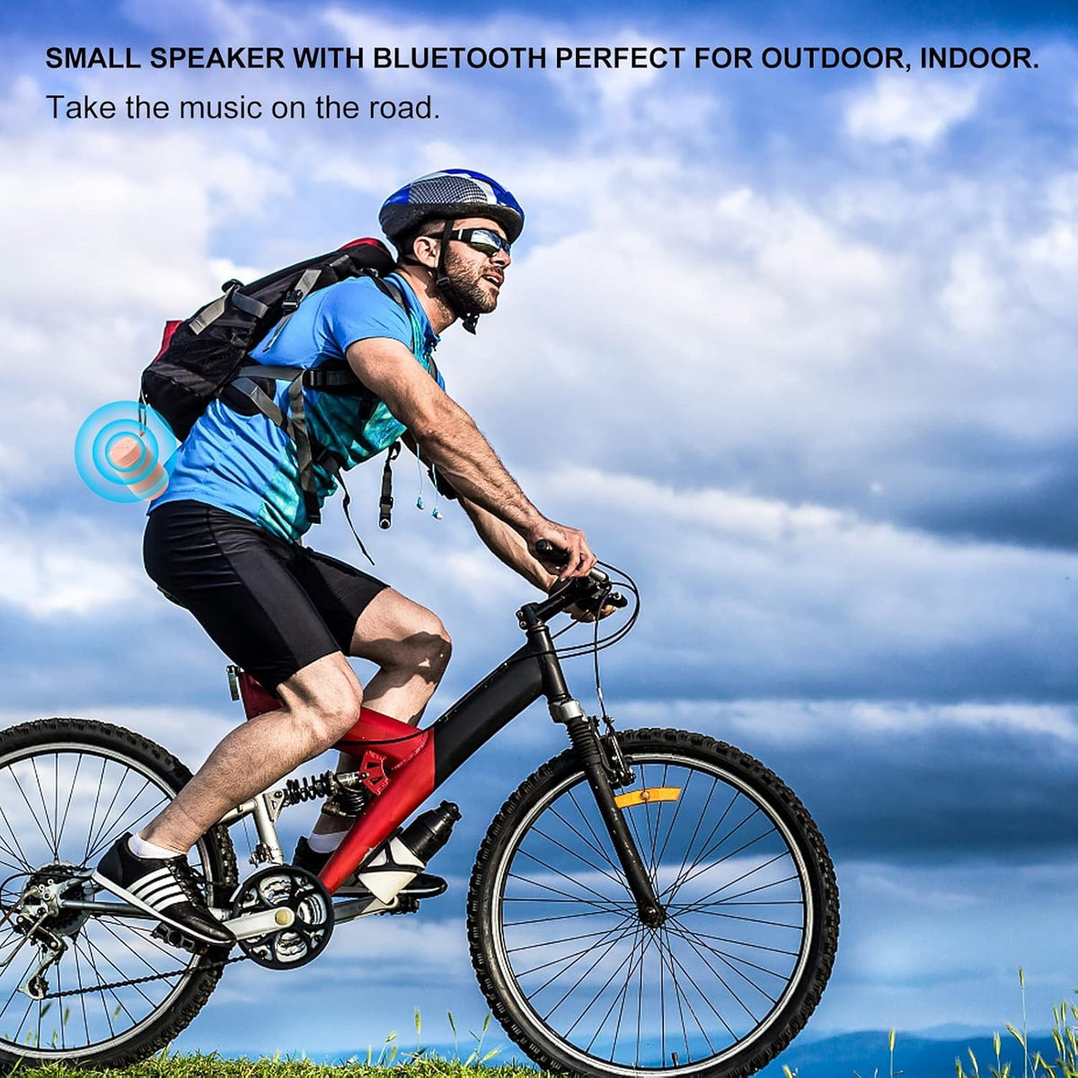 Comiso Bluetooth Speaker built in microphone for hands free calls