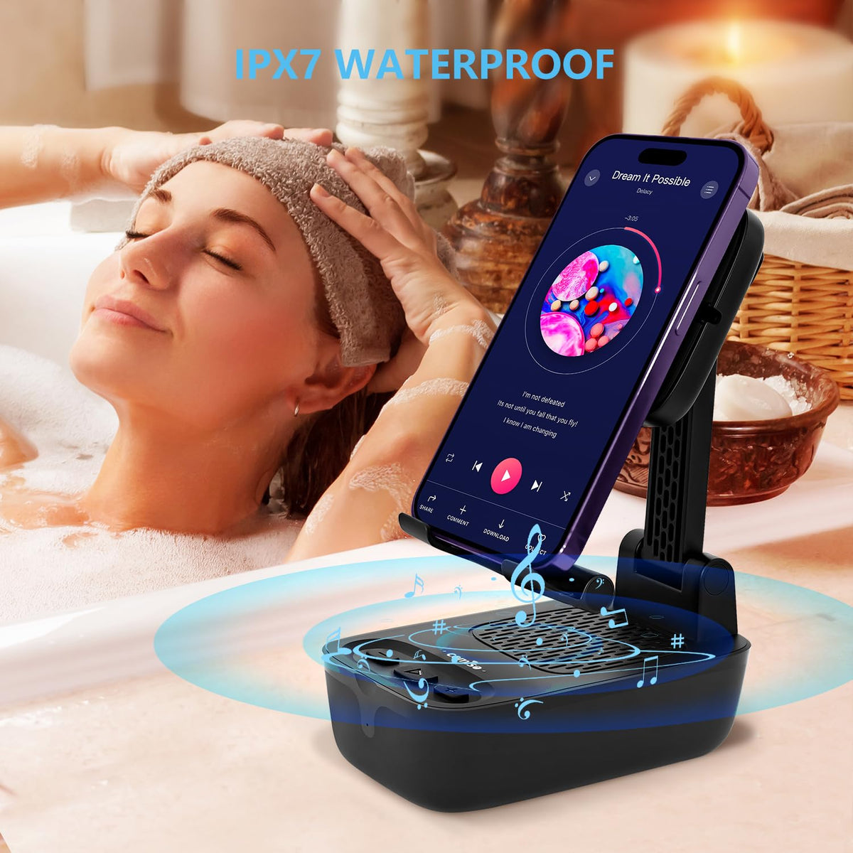 Comiso charging dock showing wireless charging feature
