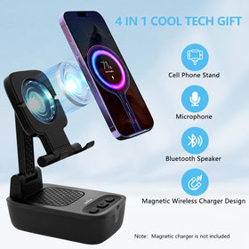 Comiso speaker on adjustable stand for comfortable viewing angle