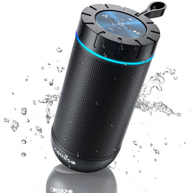 Comiso X26 front view showing compact speaker with 360° sound and bold bass