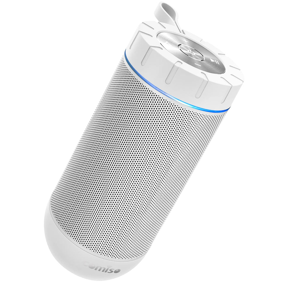 Comiso X26 front view, compact design ideal for portable listening anywhere.