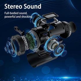 Comiso X26 side angle highlights portable design for outdoor use
