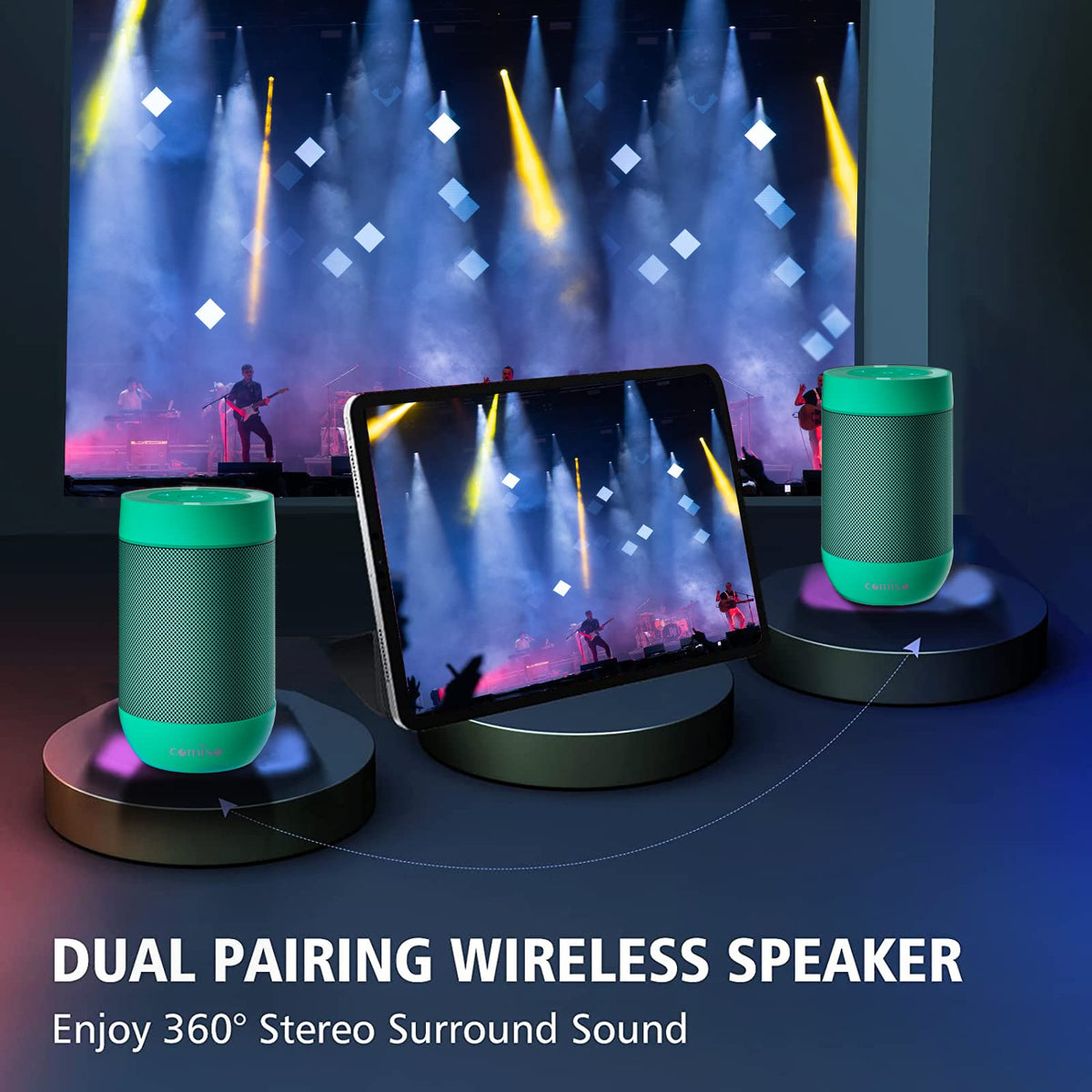 Built-in microphone on the Comiso X26M for hands-free calls