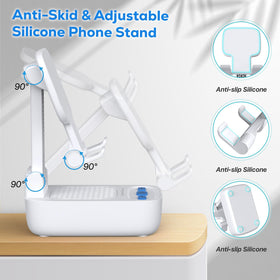 comiso X8 side profile tilted to demonstrate adjustable viewing angle and comfort