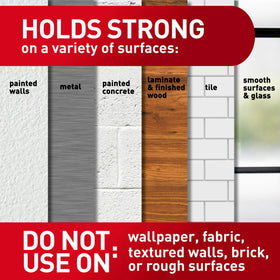 Command Cord Bundlers demonstrate easy relocation with refill strips.