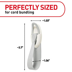 Command Cord Bundlers mounted on a wall reduce clutter in living rooms.