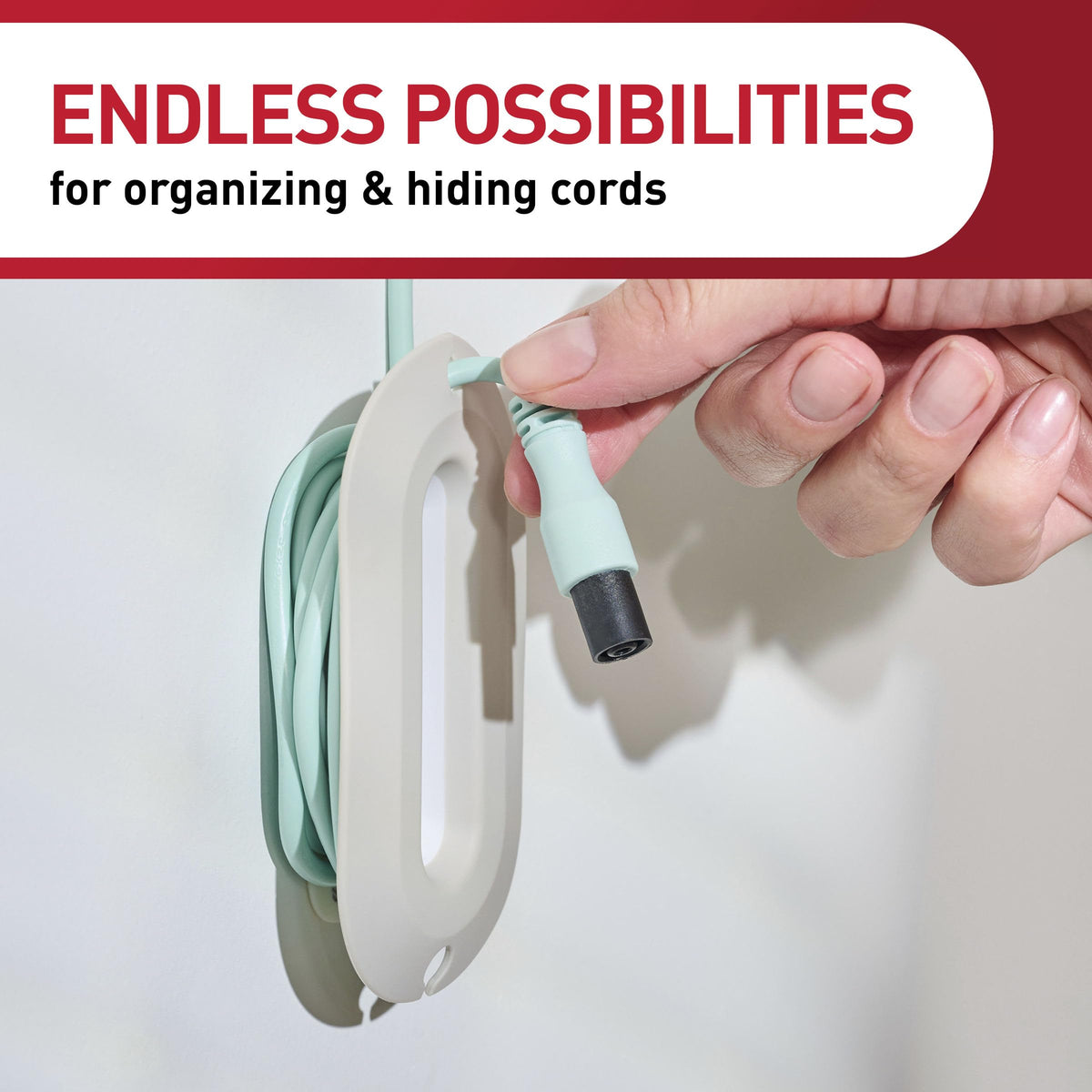 Command cord wrap pack contents with medium strips ready for reattachment benefit
