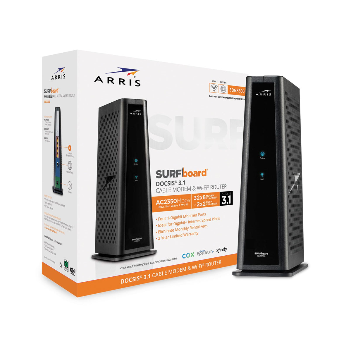 Commscope Arris SBG8300-RB living room setup ideal for streaming on multiple devices.