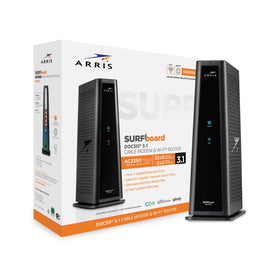 Commscope Arris SBG8300-RB living room setup ideal for streaming on multiple devices.