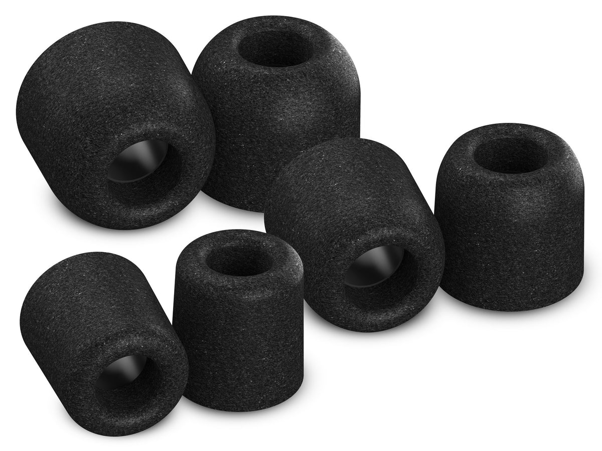 COMPLY 600 Core memory foam tip in ear for plush comfort