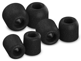 COMPLY 600 Core memory foam tip in ear for plush comfort