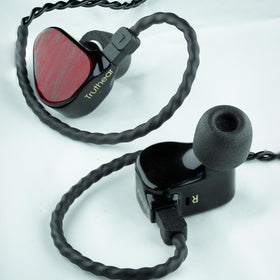 COMPLY 600 Core Series memory foam ear tips secured in the ear for active use