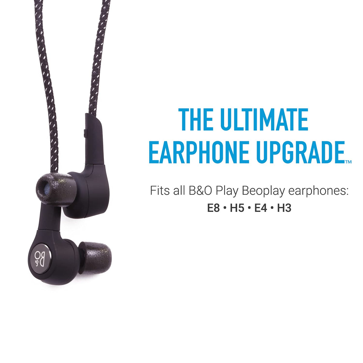 COMPLY Beoplay E4 ear tip replacement for comfortable seal and sound clarity.