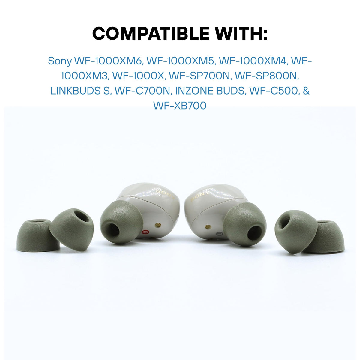 COMPLY foam texture close-up highlighting soft memory foam comfort