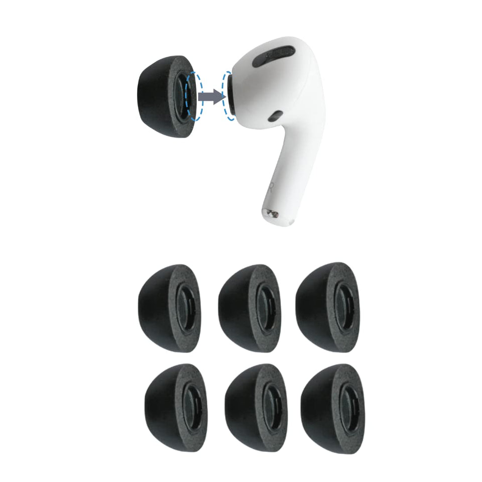 COMPLY front packaging showing product and secure fit benefit