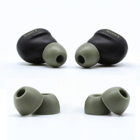 COMPLY front packaging green medium showing three pairs and brand advantage