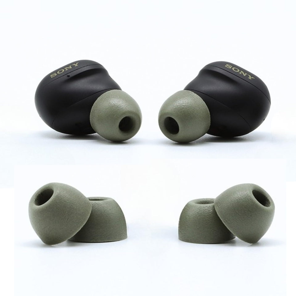COMPLY front packaging green medium showing three pairs and brand advantage