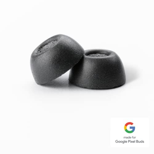 Made in USA label on COMPLY Pixel Buds Pro foam tips packaging.