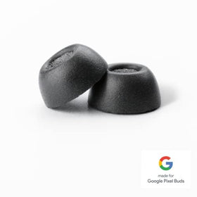 Made in USA label on COMPLY Pixel Buds Pro foam tips packaging.