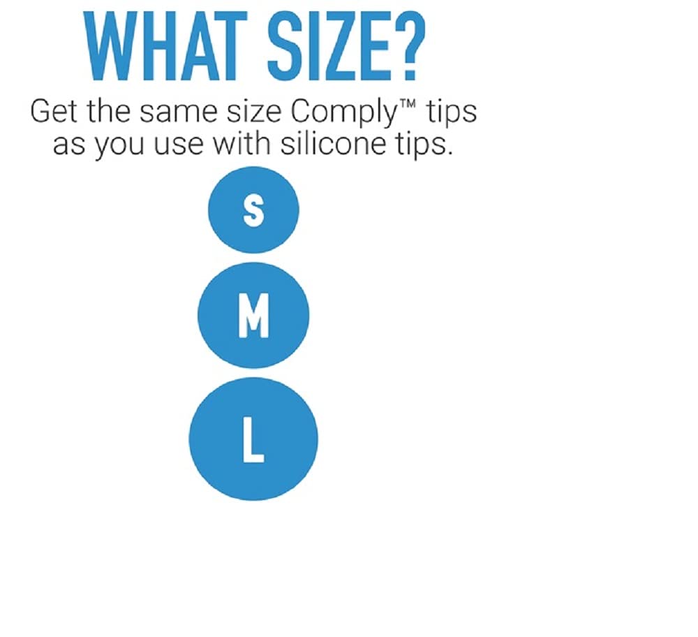 Comply P-Series tip on a NuForce earbud indicating broad compatibility.