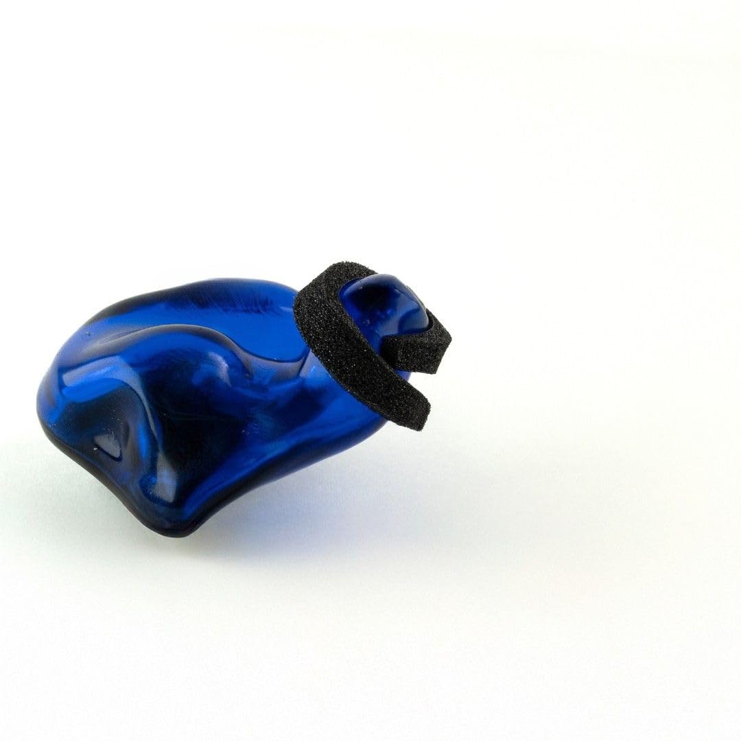 Soft Wraps wrapped around earport for secure seal during activity