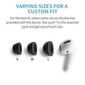 COMPLY three pairs laid out to show spare tips and convenience