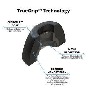 Comply TrueGrip is compatible with Samsung Galaxy Buds4 Pro and Buds3 Pro.