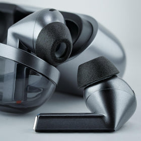 COMPLY TrueGrip ear tip removal tool included for easy tip changes.