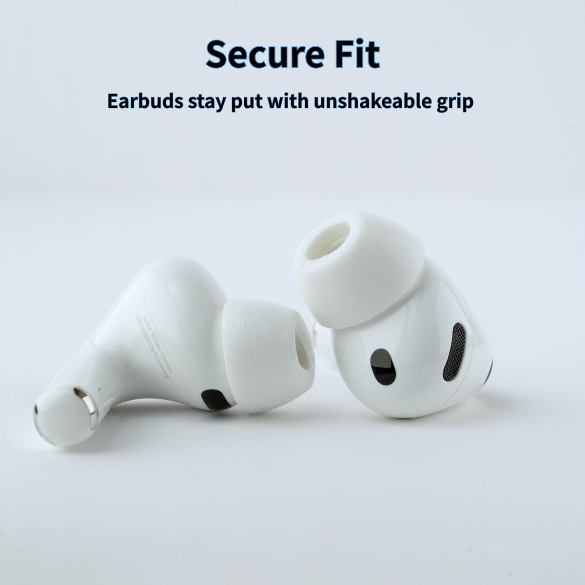 Comply TrueGrip ergonomic design adapts to the ear for all-day wear
