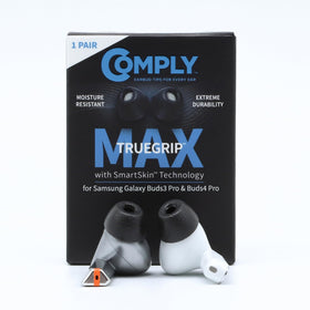 Comply TrueGrip MAX eartip seal for secure in-ear fit during workouts