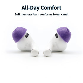 COMPLY TrueGrip MAX mounted on AirPods Pro Gen 3 in-ear for secure fit
