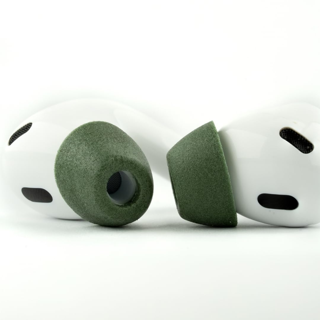 COMPLY tips beside coin showing scale and fit confidence for ears