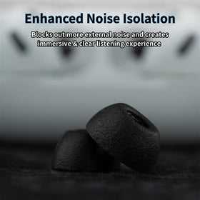 COMPLY TrueGrip SmartSkin detail emphasizes moisture resistance and extended lifespan.