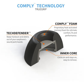 COMPLY TW-700-B care instructions for cleaning tips