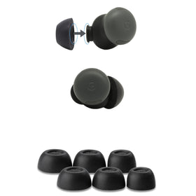 COMPLY TW-700-B memory foam earbud tips close-up for premium comfort