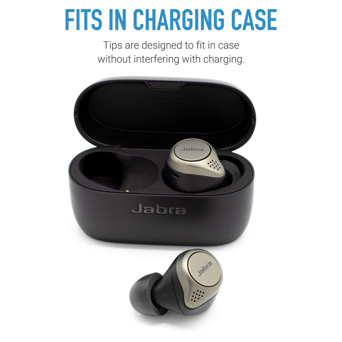 COMPLY TW-170-A memory foam eartip-expand-in-ear adapts for a personalized seal.